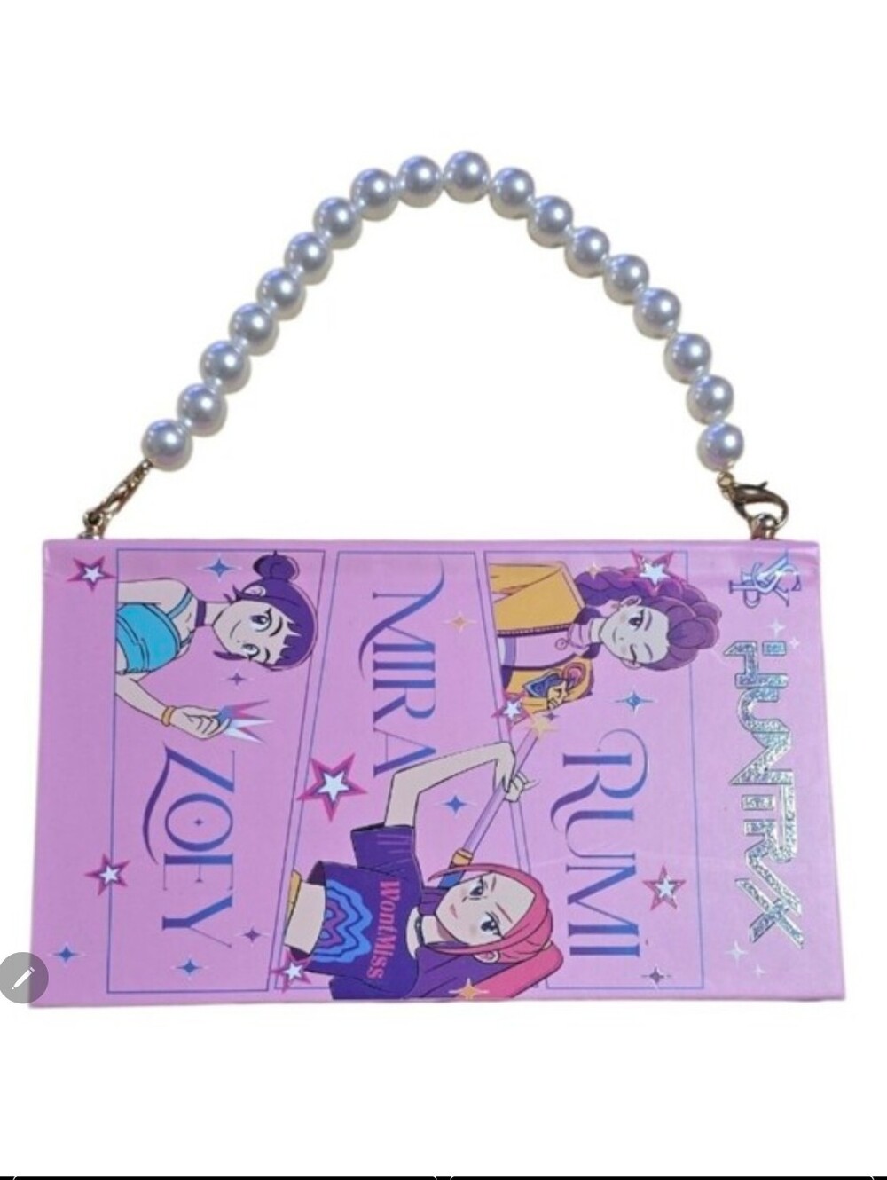 K-pop Mini Pink Kids Makeup Playset - 3-Piece Toy Set Like A Purse.